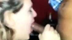 She Swallows Black Cum