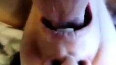 Cumming In Mouth Of My Horny Mature Slut. Amateur